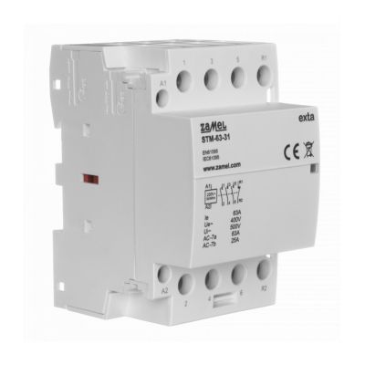 Stycznik modułowy instalacyjny 63A 3xNO+1xNC 230V AC TYP: STM-63-31 ZAMEL (EXT10000301-WUN)